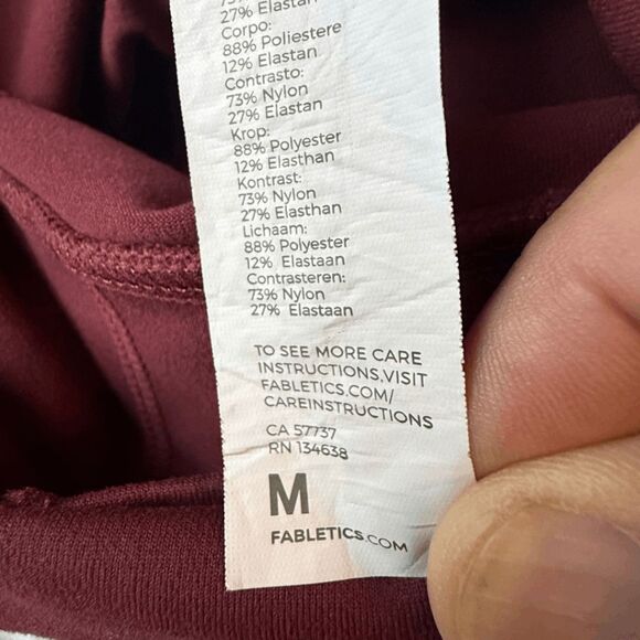 Fabletics Powerhold Women's Colorblock Zone High Leggings Multicolor Medium - Picture 7 of 9